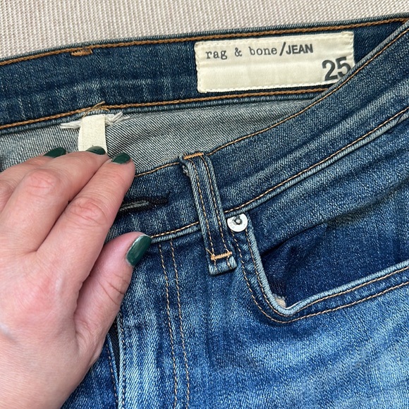 Rag & Bone Capri Cropped Size 25 color barnet - Picture 3 of 4